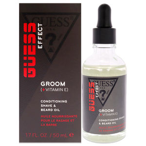 Guess Effect Boost Conditioning Shave and Beard Oil by Guess for Men - 1.7 oz